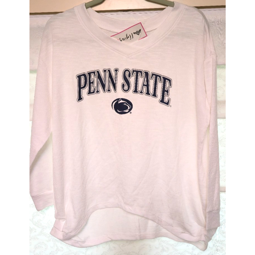 Penn State Women’s XS White Long Sleeve Lightweight NWT Top Flying Colors